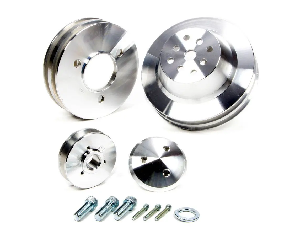 Bb Chevy 3 Pc Pulley Set 1