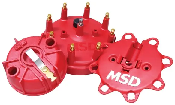 Msd-84085 - Msd Ignition Distributor Cap (8408) And Rotor (8423) Kit For Msd Distributors 1