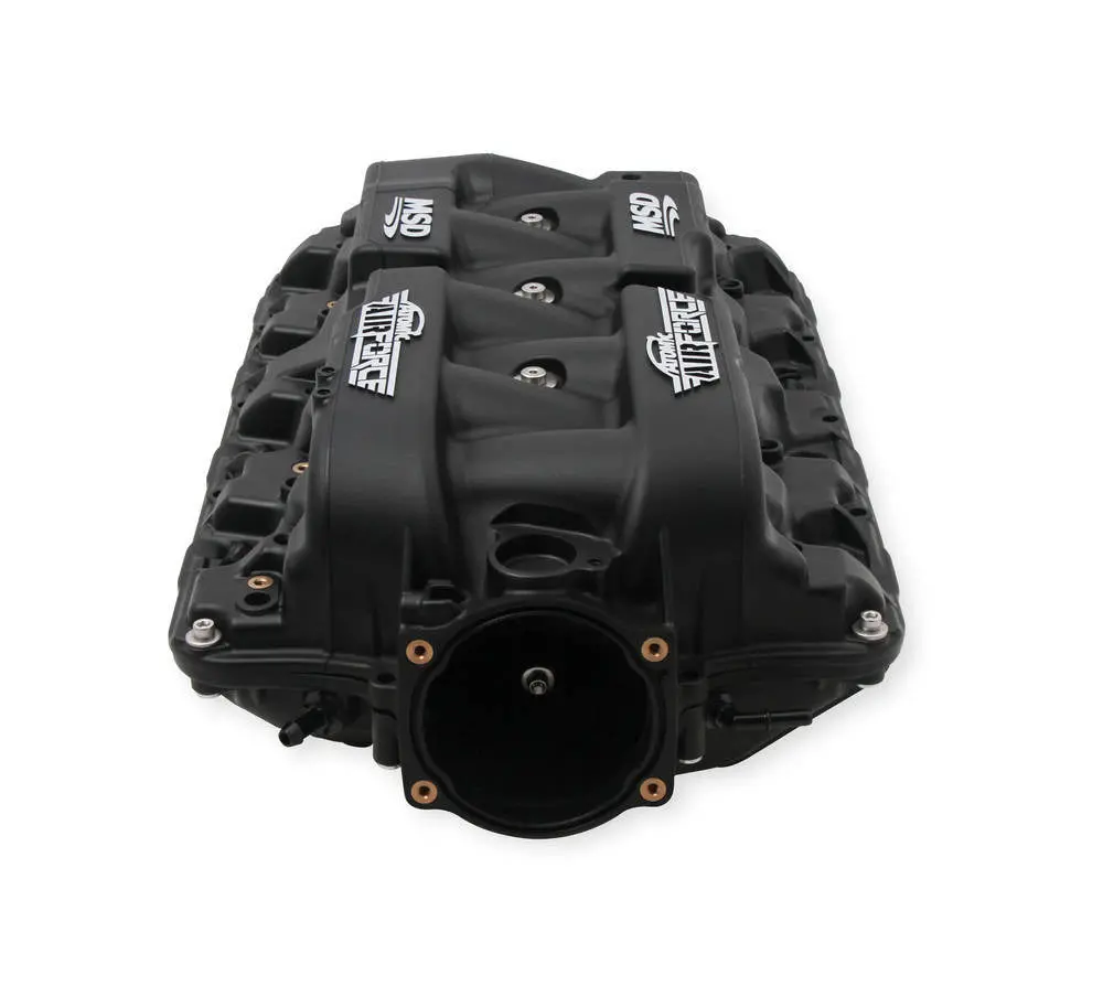 Msd Ls1/Ls2/ Ls6 Atomic Force Multi Intake Manifold Silver Logo 1