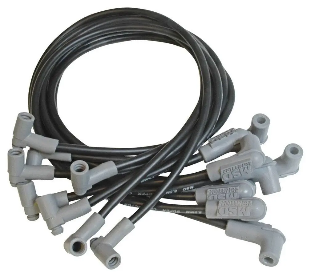 Msd 8.5Mm Spark Plug Wire Set - Black 1