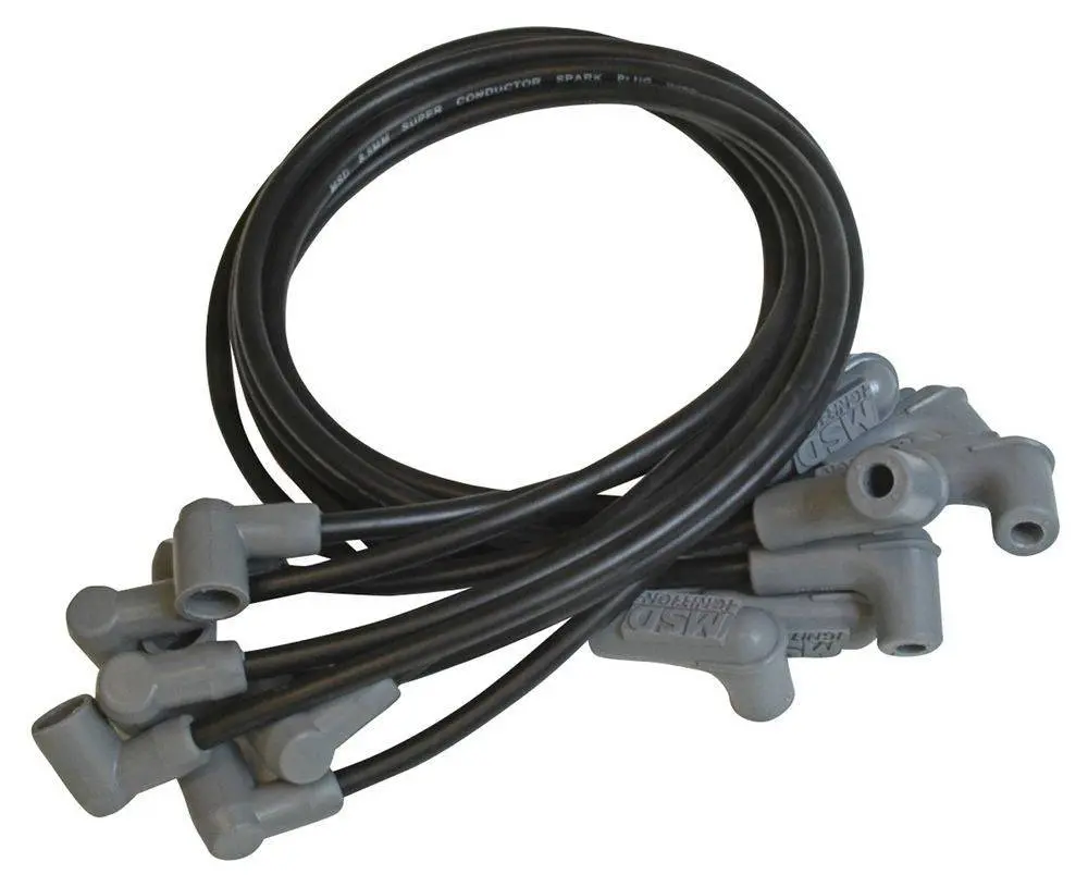 Msd 8.5Mm Spark Plug Wire Set - Black 1