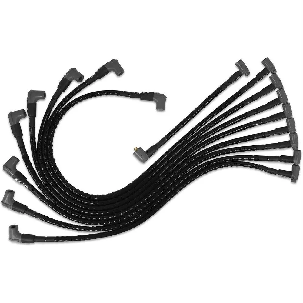 Msd Spark Plug Wire Set - Sbc 8.5Mm Sleeved Black 1