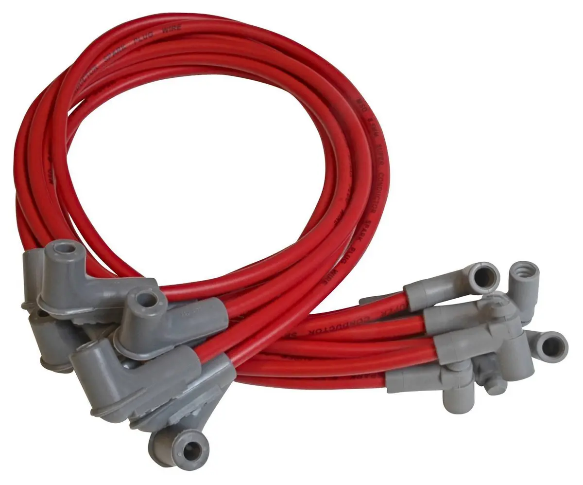 Msd 8.5Mm Spark Plug Wire Set - Red 1