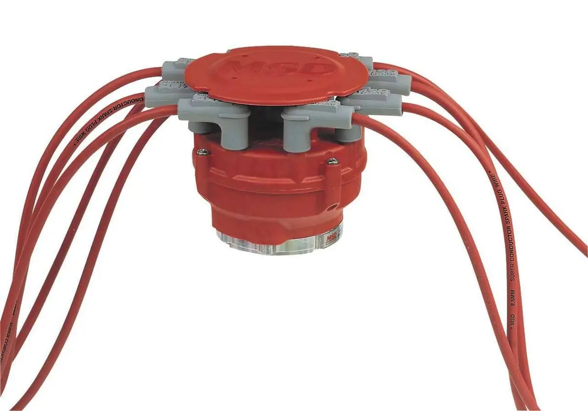Msd 7445 Pro Distributor Cap Male Tower And Rotor 1