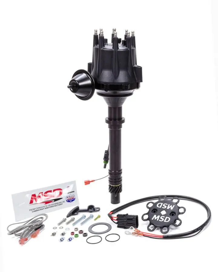 Msd 83603 Chevy V8  Billet Rtr Distributor - Black 1
