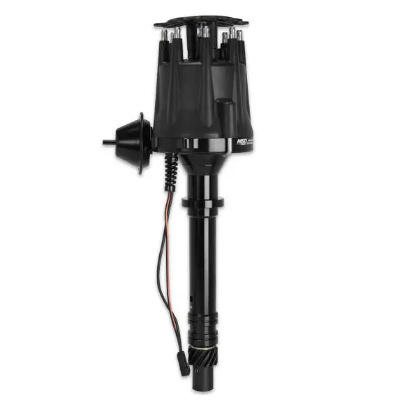 Chevy V8 Pro Billet Distributor Black Finish 1