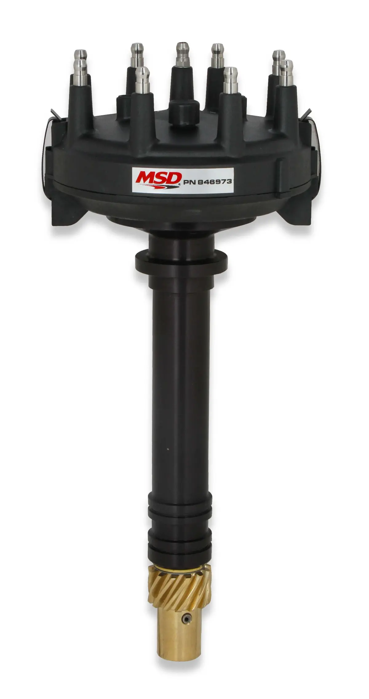 Msd 846973 Chevy V8 Crank Trigger Distributor W/Hei Cap 1