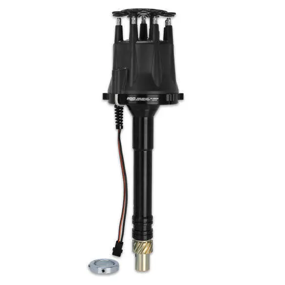 Chevy V8 Pro Billet Distributor Black Finish 1