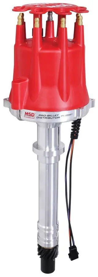 Msd 85551 Chevy Dist. V-8  Billet W/Cap & Rotor 1