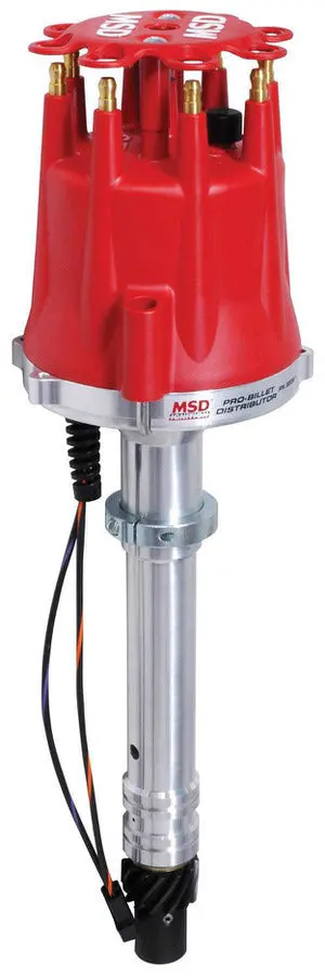 Msd 85561 Chevy V8 Billet Distributor W/Cap & Rotor 1
