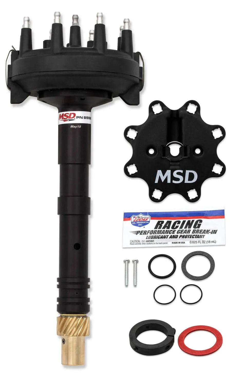 Msd 85583 Bbc L/P Crank Trigger Distributor - Black 1