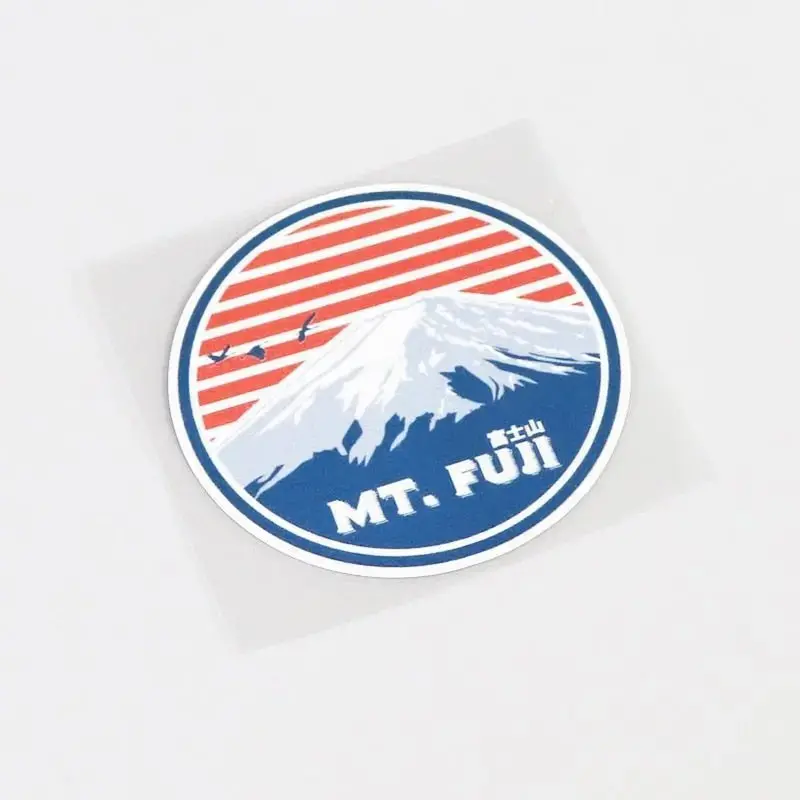 Mt. Fuji Mountain Kanji Sticker Decal 1