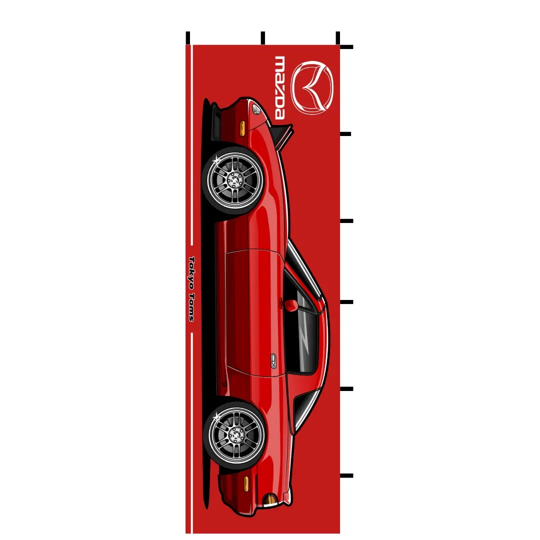 Nobori Mazda Mx5 Flag 1