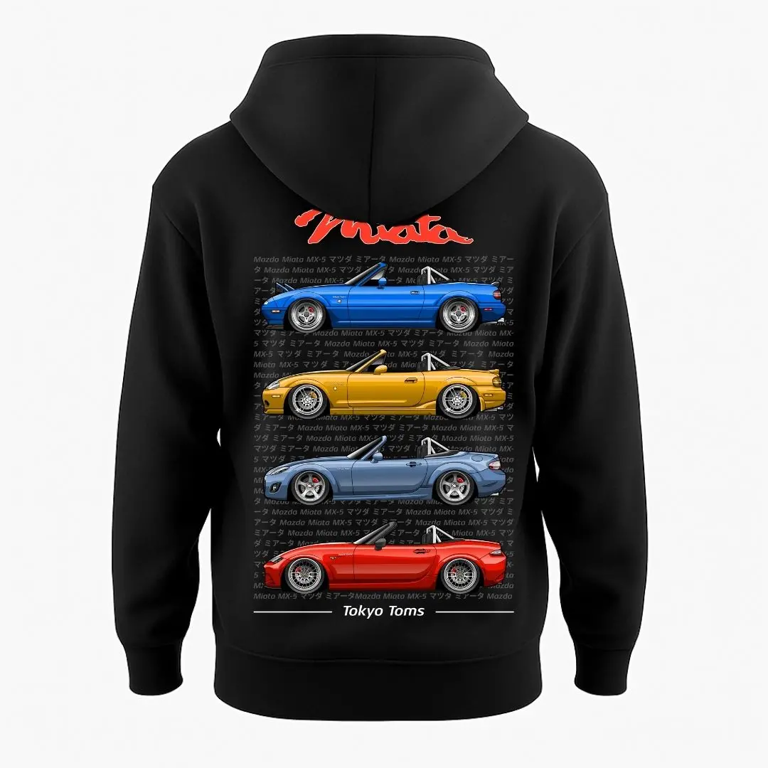 Mazda Miata Generations Hoodie 1