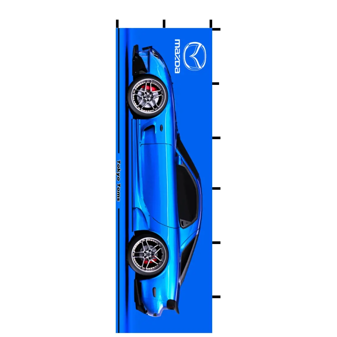 Nobori Mazda Fd Rx7 Blue Flag 1