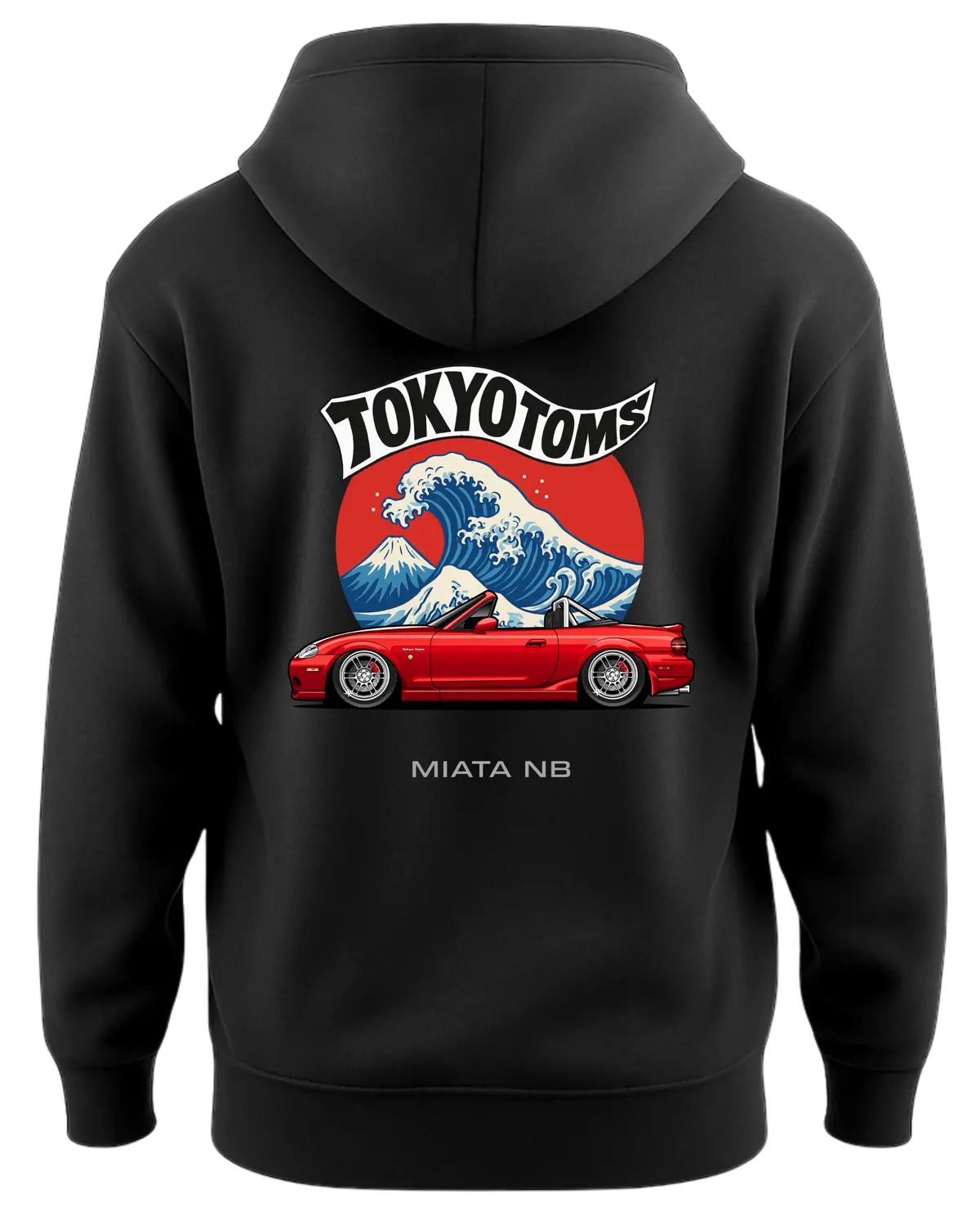 Tokyo Toms Mazda Miata Nb Wave Hoodie 1