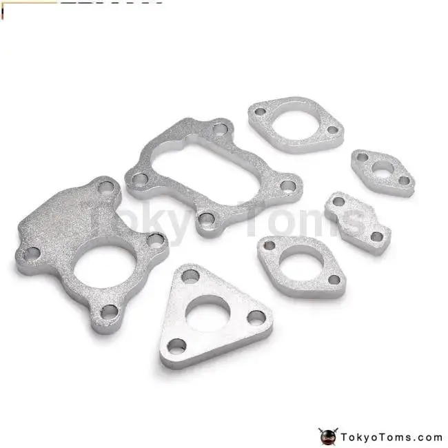 Mild Steel Rhb31 Vz21 Turbocharge Turbo Flanges Seven Piece Complete Set 1