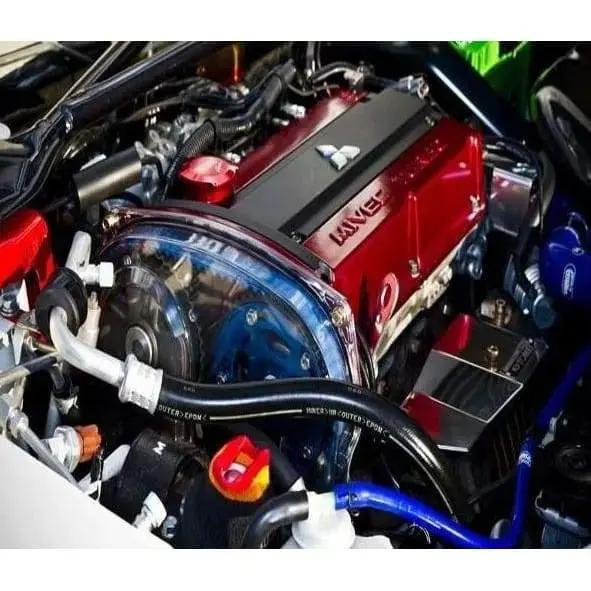 Mitsubishi Lancer Evo 9 Clear Timing Cover 1