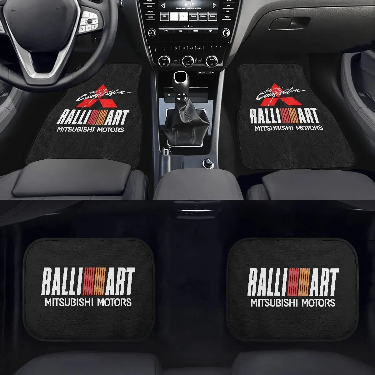 Mitsubishi Ralliart Custom Print Floor Mats 1