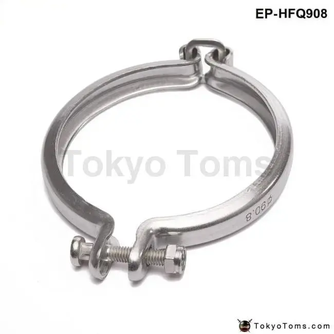 Mitsubishi Td05 Td06 Turbocharger Turbo V-Band Clamp Set 90.8Mm 1