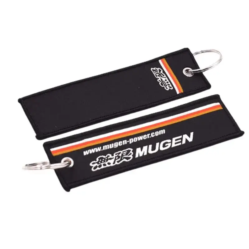 Mugen Key Chain Jet Tag Black 1