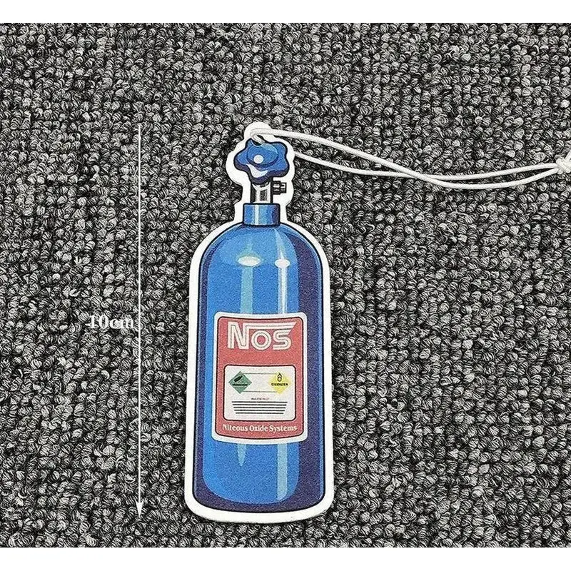Nos Bottle Nitrous Oxide Blue Tank Air Freshener 1