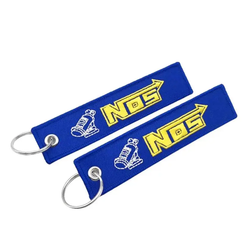 Nos Racing Keychain Ring Jet Tag 1