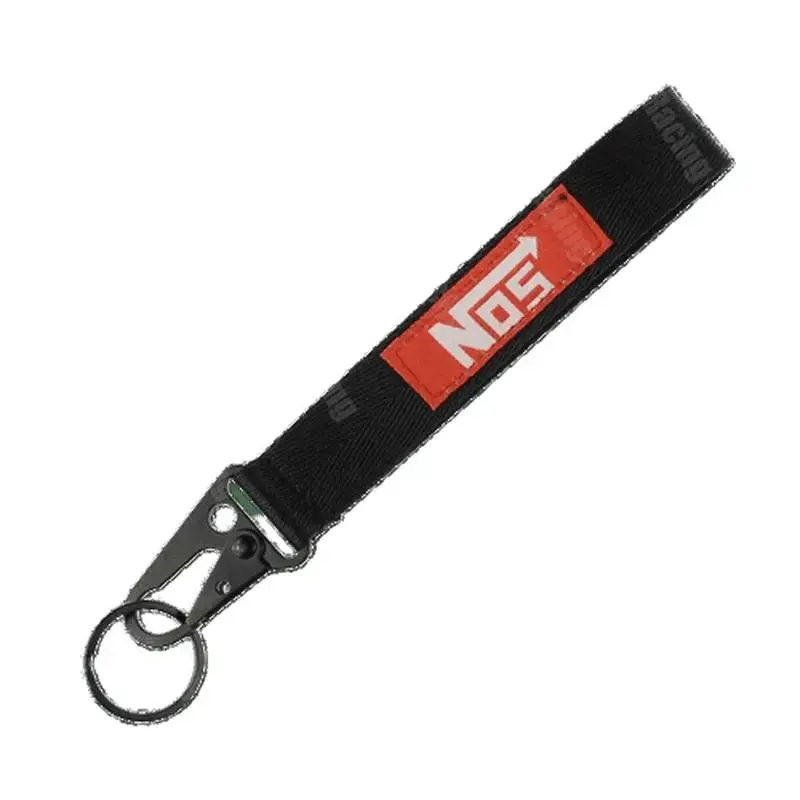 Nos Tow Hook Clasp Keychain Black 1