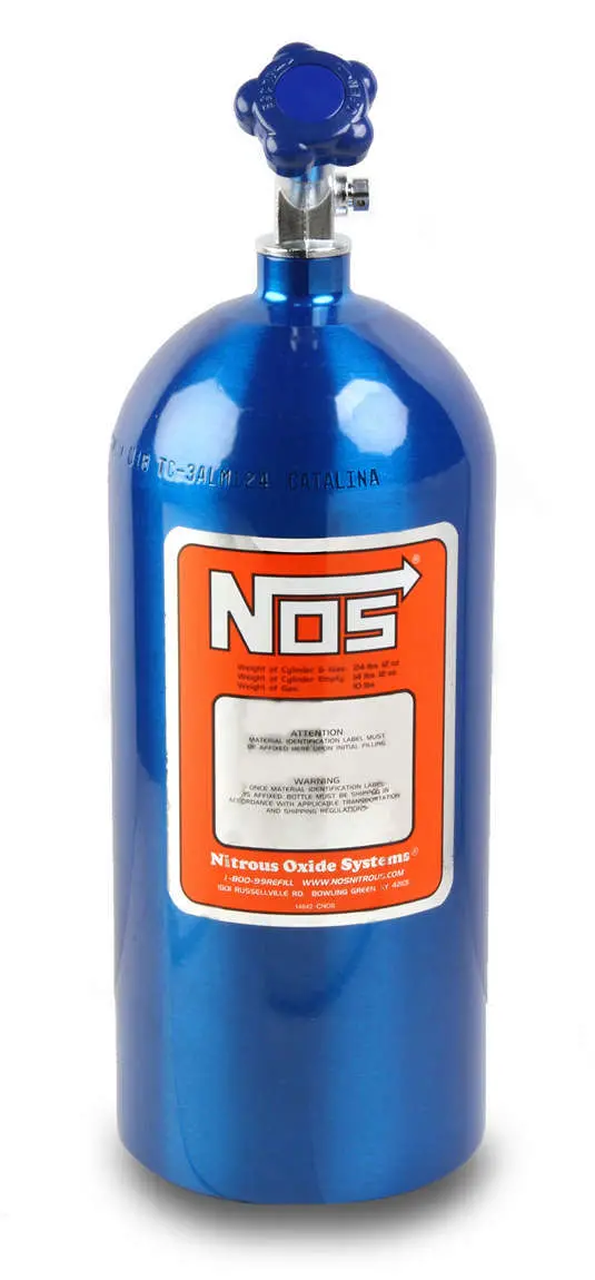 Nos 10Lb Nitrous Bottle With Hi-Flo Valve 1