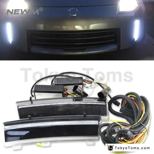 Nissan 350Z Front Bumper Reflector Daytime Running Lights 1