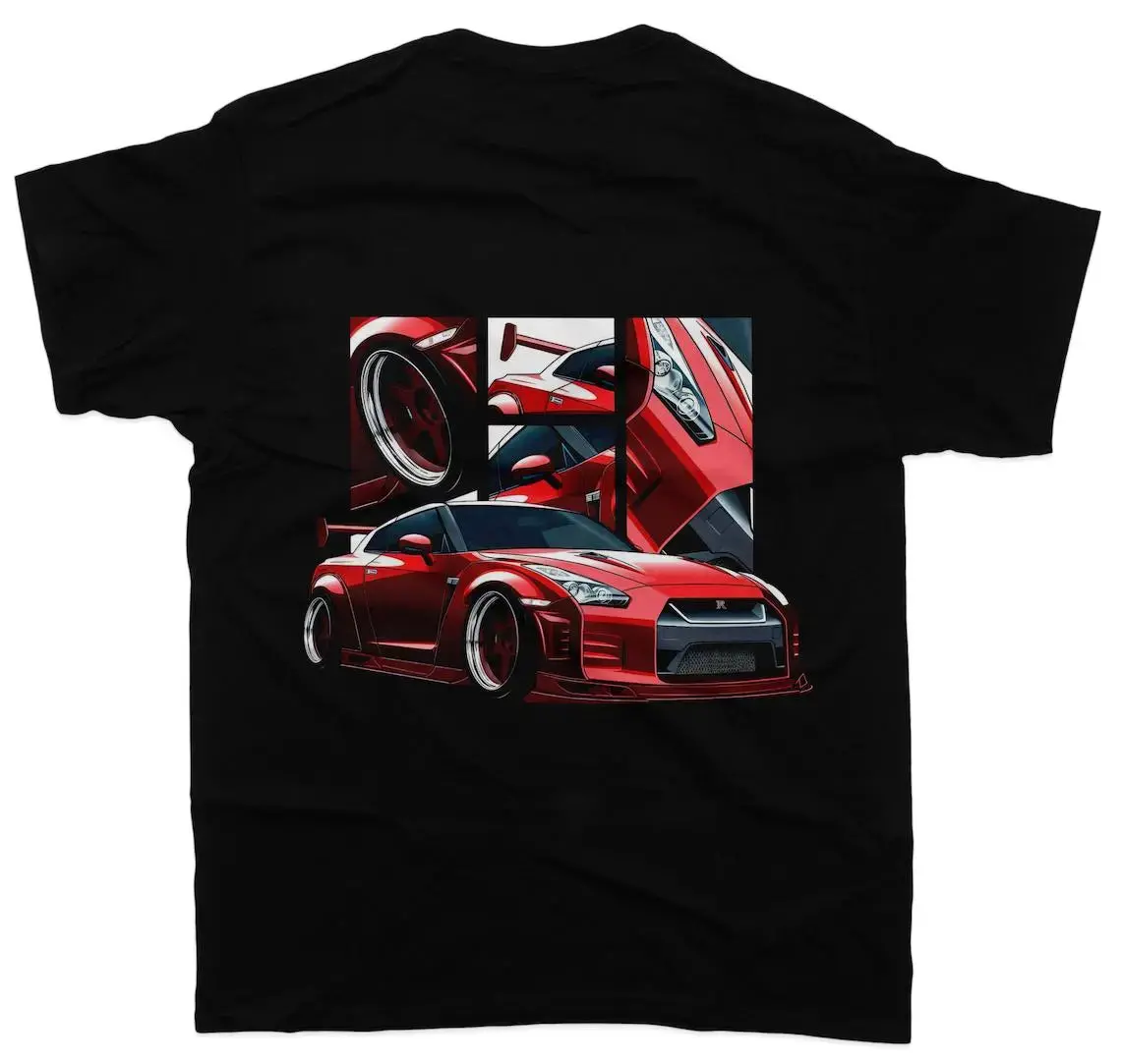 Nissan Gtr R35  - Unisex T-Shirt - Car Enthusiast - Drifting Drag Jdm 1