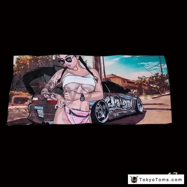 Nissan S13 Babe Jdm Car Towel 75Cm X 35Cm 1