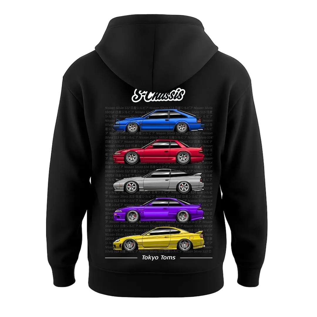 Nissan Silvia S12 S15 Generations Hoodie 1