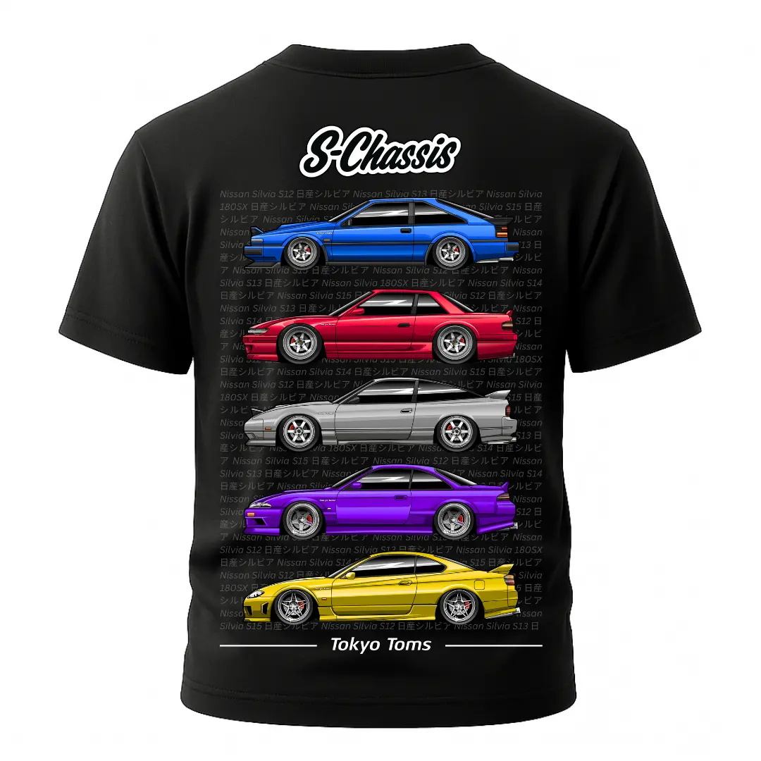 Nissan Silvia S12–S15 Generations T-Shirt 1
