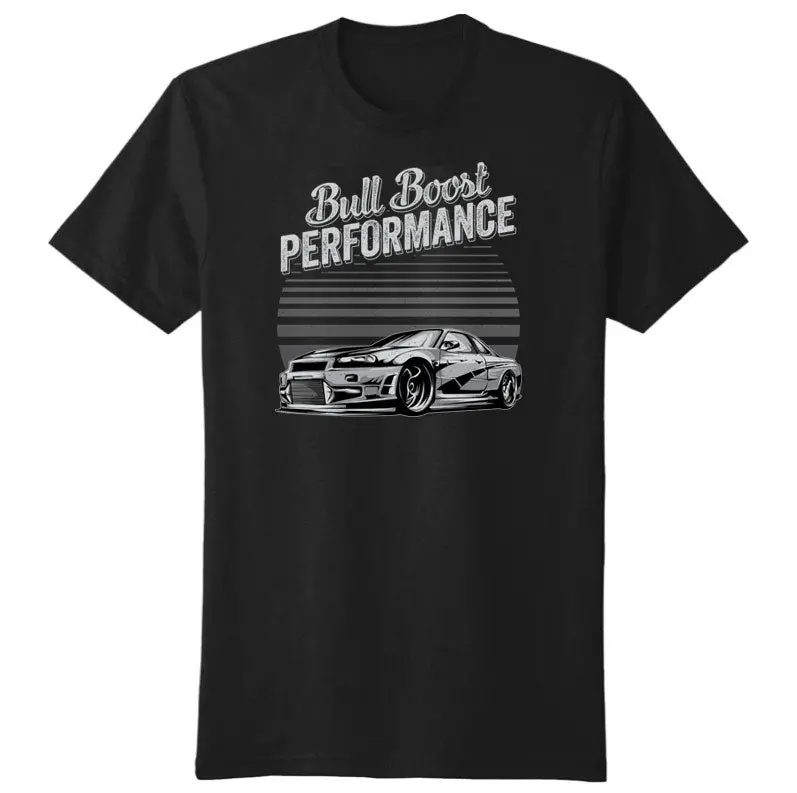 Nissan Skyline R34 Performance Regular Heavy Cotton Pre Shrunk Shirt 1