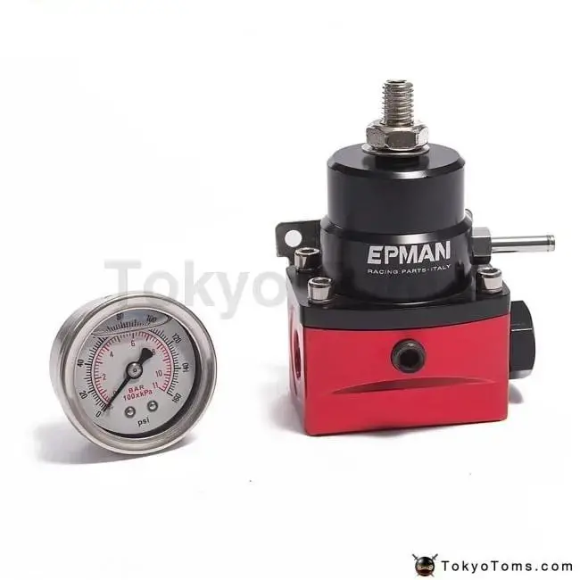 Racing Car Universal Adjustable Fuel Pressure Regulator (With Gauge /No With ) For Bmw E39 5-Series (2000-) 1