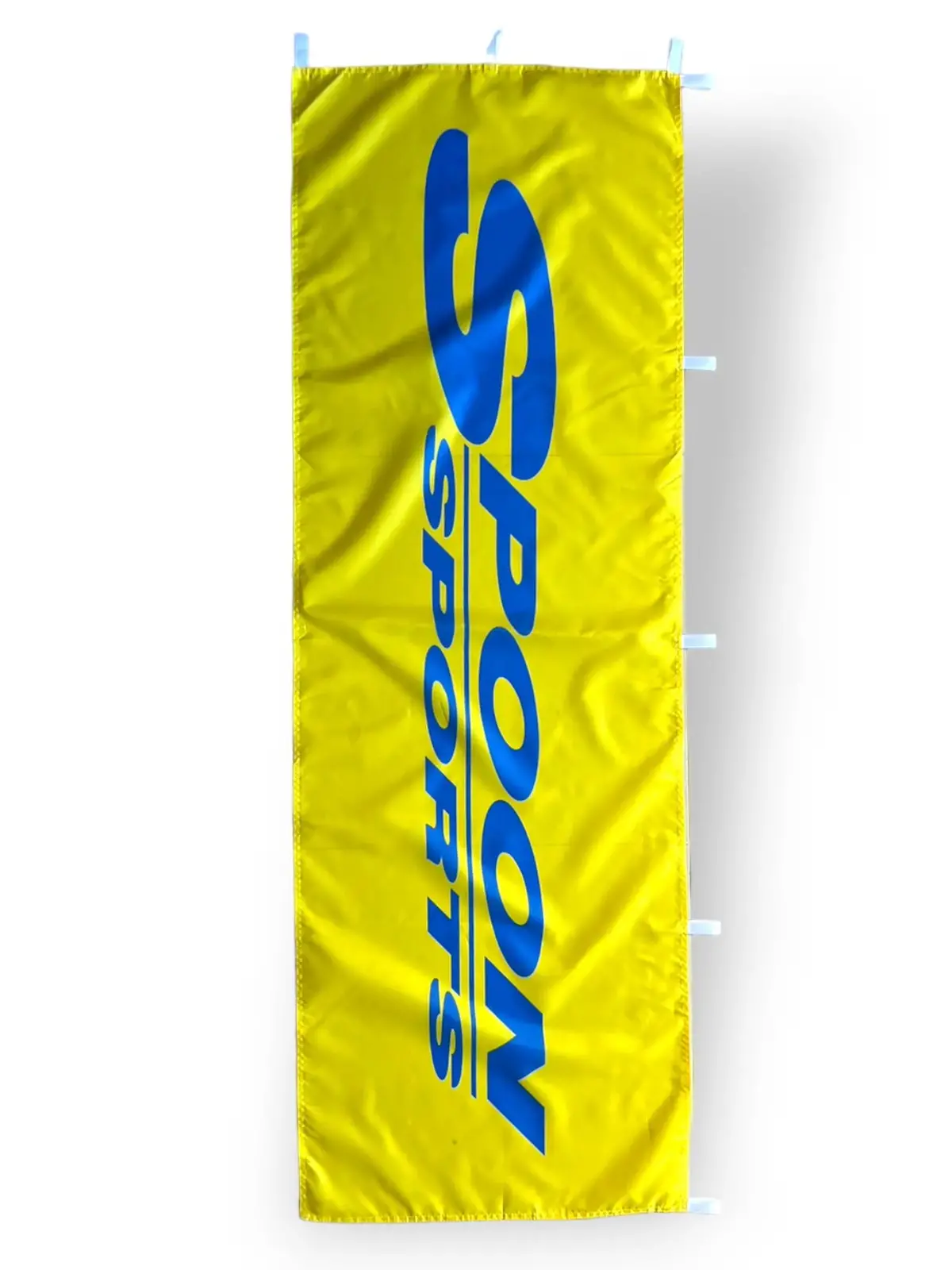 Nobori Spoon Sports Blue On Yellow Flag 1