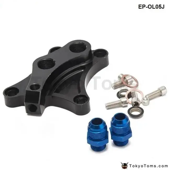 Oil Wedge Block Adaptor For Nissan 240Sx Sr20det Ca18det S13 14 15 Tk-Ol05j 1