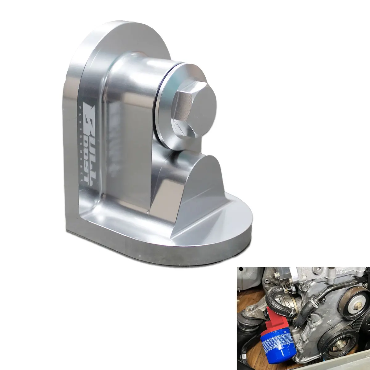 K20 K24 K Series Oil Filter Relocation Adapter For Honda Acura Eg Ek Dc K-Swap 1