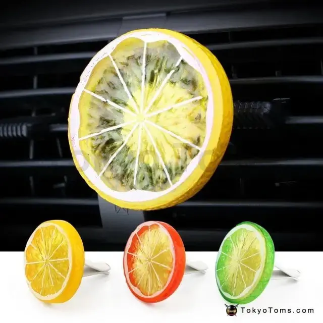 Orange Air Freshener Air Conditioner Vent Clip 1