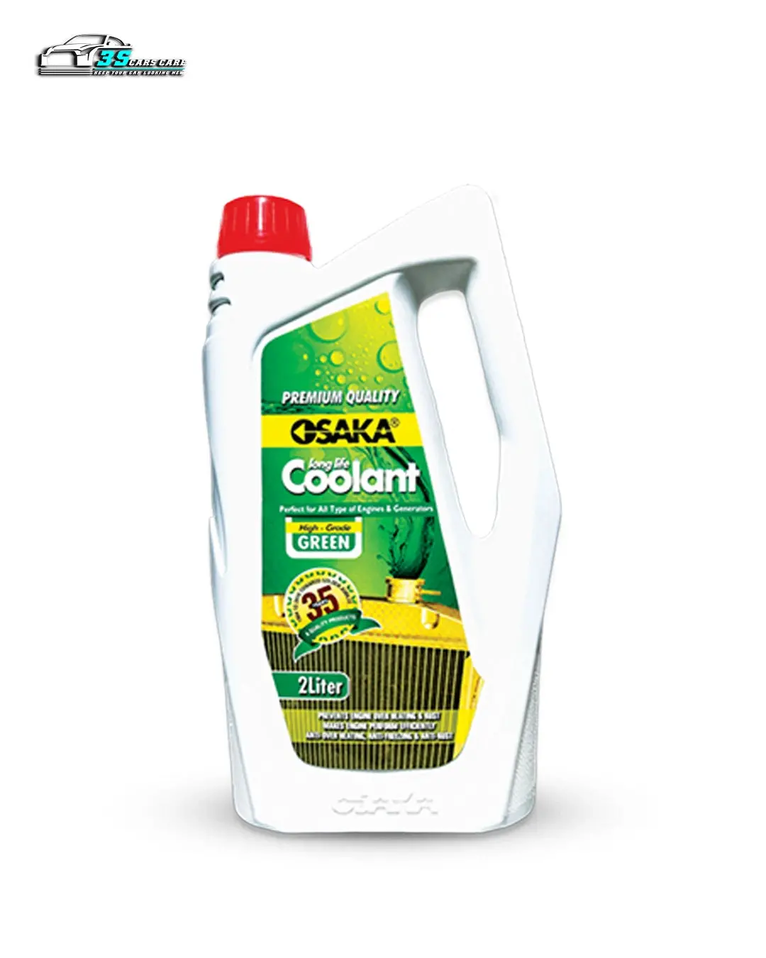Long Life Coolant - High Grade Green - 2 Litre - Osaka 1