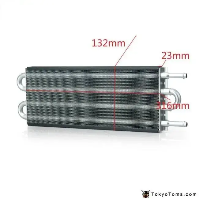 4 Row Heavy Duty Tube&Fin Transmission Cooler -6 An In/Out 2