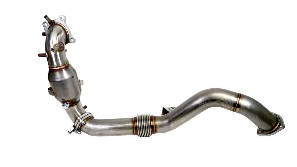 Plm Power Driven 2022+ Honda Civic 1.5T Turbo Downpipe & Front Pipe 1