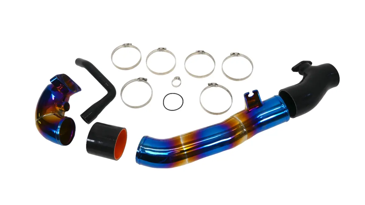 Plm Turbo Inlet Pipe Kit Stainless Burnt Blue - 23+ Integra 22+Civic 1