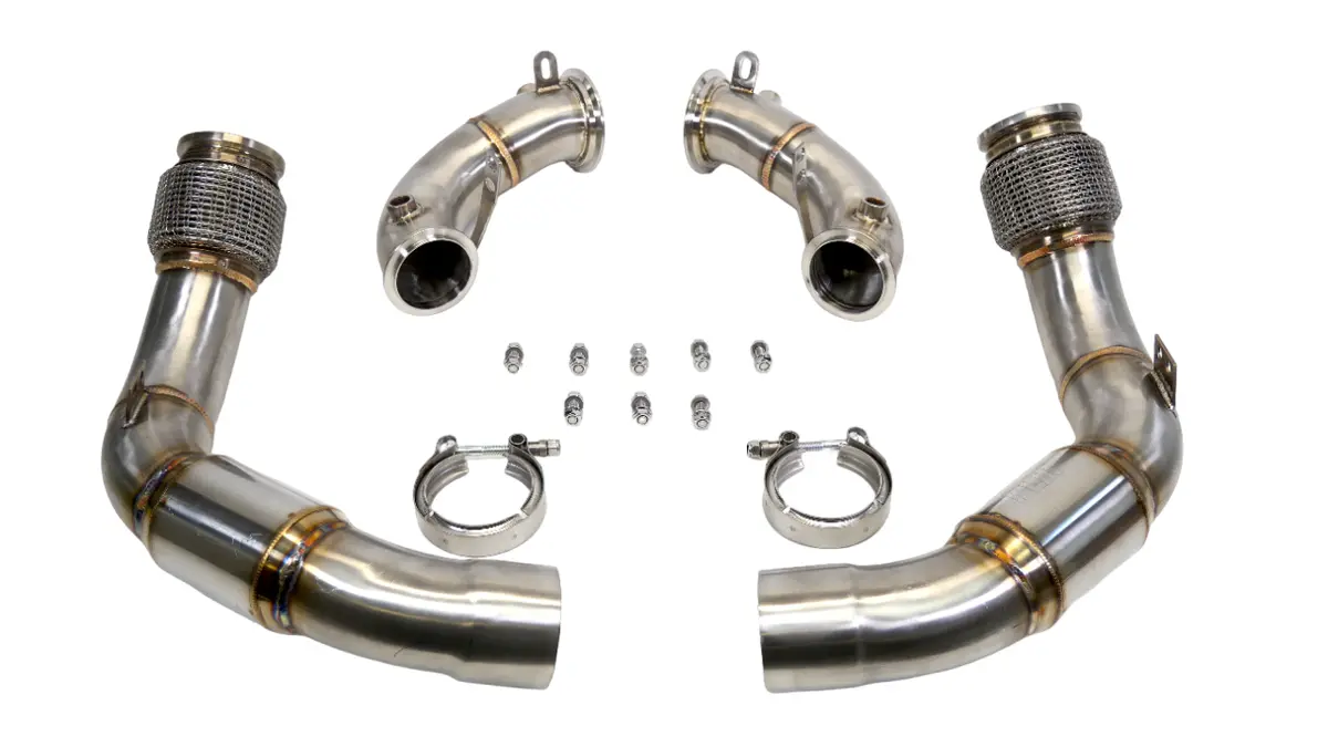 Plm Bmw M5 M8 S63r Catted Downpipes F90 2018+ 1