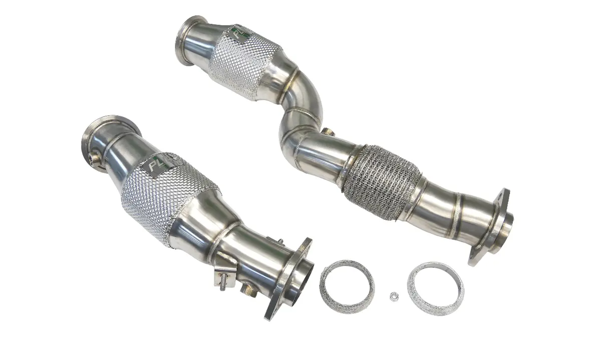 Plm Downpipes With Epa Cats - Bmw S58 G80 G82 M3 M4 G8x G87 M2 1