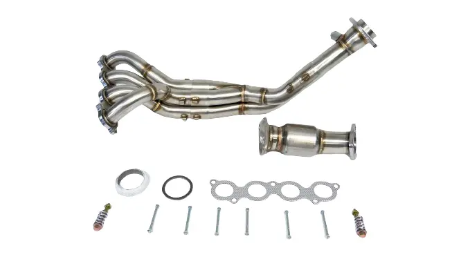 Plm Power Driven K-Series K24 K20 Rsx Header With Bolt-On Catalytic Converter 1