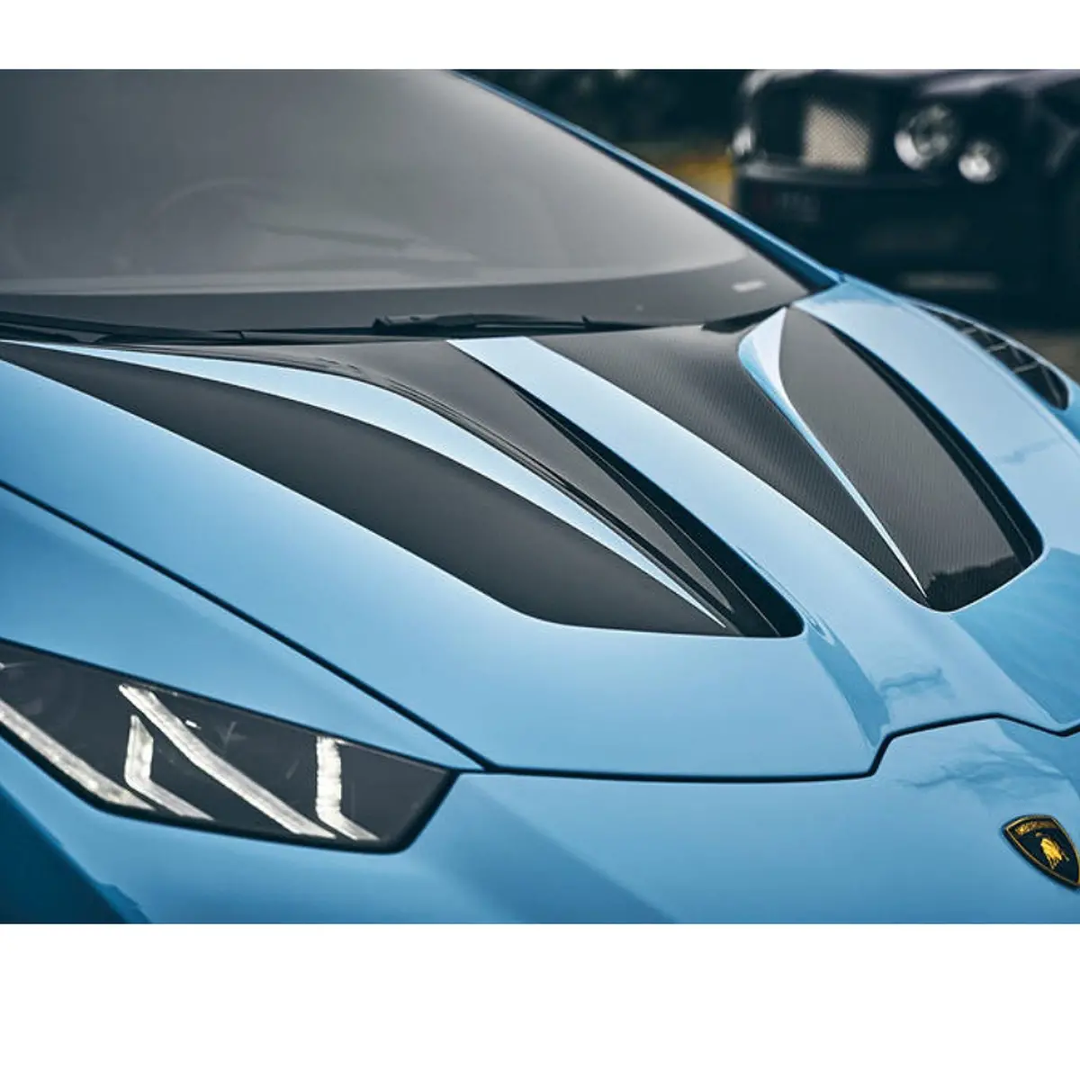 P Style Dry Carbon Fiber Front Bonnet Hood For Lamborghini Huracan Lp580 Lp610 Evo 2