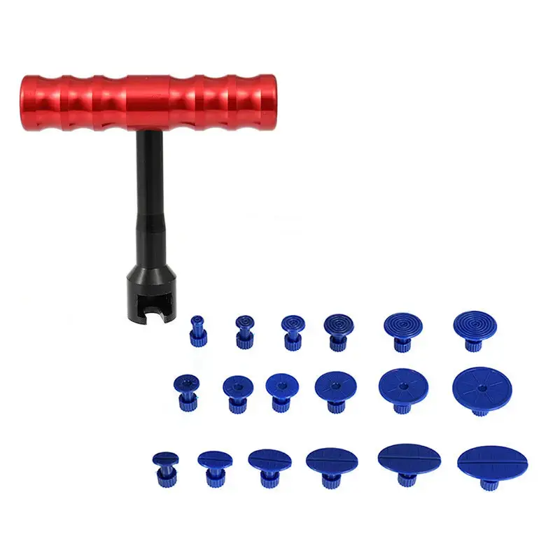 Pdr T-Bar Car Body Panel Paintless Dent Removal Repair Lifter Tool 18 Puller Tab 1