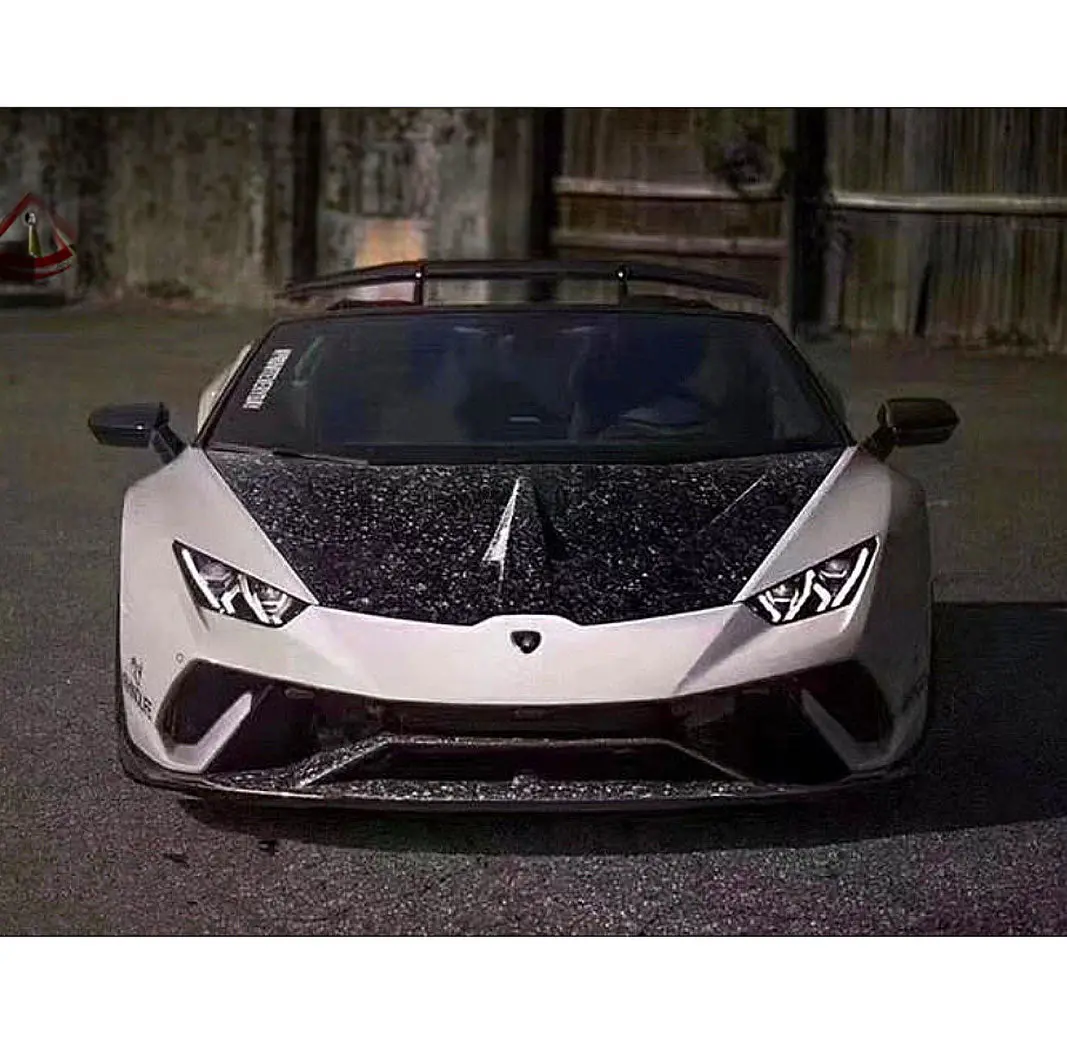 Performante Style Carbon Fiber Front Bumper For Lamborghini Huracan Lp580 Lp610 2